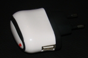 230V USB-Netzteil weiss Reiselader Mini