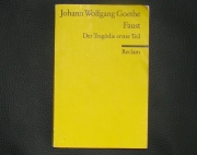 Goethe Faust: Der Tragödie erster Teil