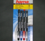 Hama CD/DVD Marker Music+Movie 4er Set