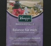 Kneipp Badekristalle Öl Balance für mich