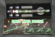 Green Grün Laserpointer mit 5 Aufsätzen