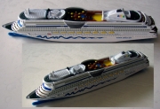AIDA luna Kreuzfahrtschiff Siku Modell