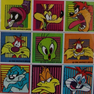 Originalbild zum Tauschartikel Bugs Bunny Tweety Magnete Set