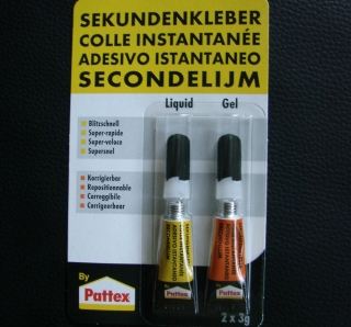 Originalbild zum Tauschartikel Pattex Sekundenkleber Klebstoff Gel 2x