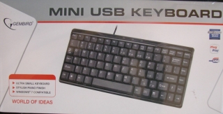 Originalbild zum Tauschartikel Mini USB-Tastatur GEMBIRD schnurgebunden