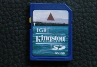 Originalbild zum Tauschartikel Kingston 1GB Secure Digital (SD-Karte)