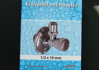 Originalbild zum Tauschartikel Armatur Eckventil mit Rosette 10mm Bad