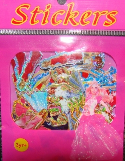 Originalbild zum Tauschartikel Magic Sticker Set - Barbie Sticker süss