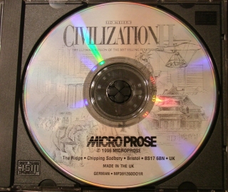 Originalbild zum Tauschartikel Sid Meiers Civilization II PC-Spiel CD