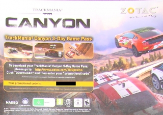 Originalbild zum Tauschartikel TrackMania² Canyon TM Zotac Game Pass