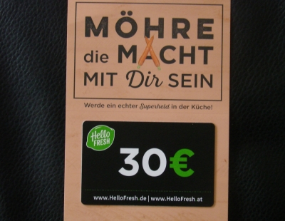 Originalbild zum Tauschartikel Gutschein Hello Fresh 30 Euro