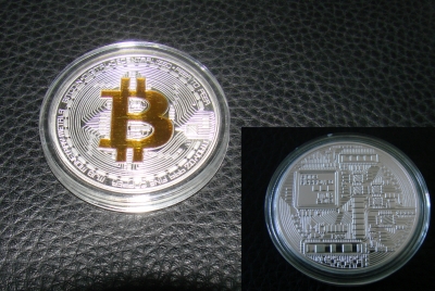 Originalbild zum Tauschartikel Bitcoin Münze 999 Gold Silber Coin Tale